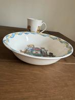 Schattig porceleine kommetje en beker NIEUW, Ophalen of Verzenden, Nieuw, Kraamcadeau