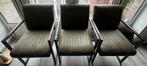 3 groene stoelen met 1 groene bank, Ophalen, Overige kleuren, Drie, Zo goed als nieuw