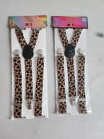 Bretels luipaardprint - NIEUW, Ophalen of Verzenden, Nieuw, Carnaval