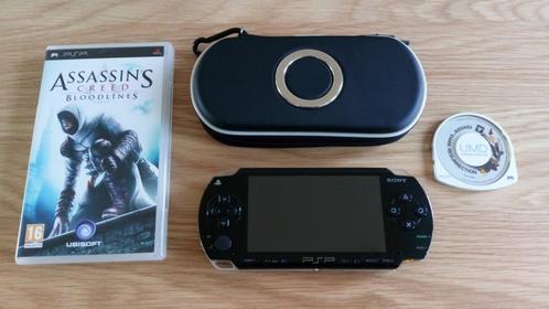 Sony PSP 1004 1GB, Spelcomputers en Games, Spelcomputers | Sony PSP, Gebruikt, PSP, Zwart, Verzenden