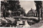 Kerkgracht met eendenhuisje  Spijk 1969, Ophalen of Verzenden, 1960 tot 1980, Gelopen, Groningen