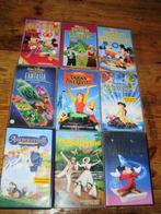 VHS Disney Poppins Fantasia Draak Assepoester videoband, Alle leeftijden, Ophalen of Verzenden, Gebruikt, Tekenfilms en Animatie