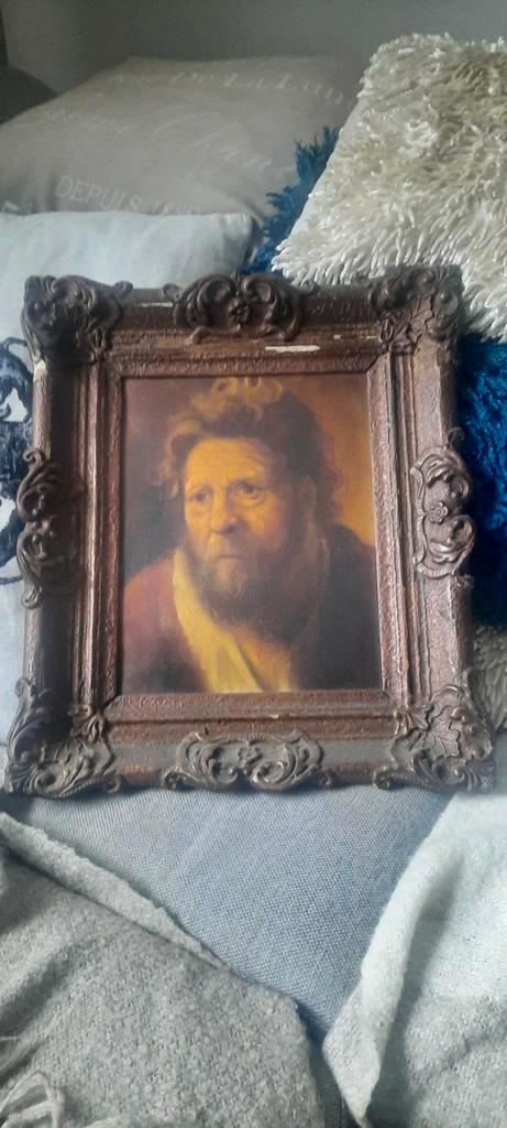 Antiek schilderij met portret, Antiek en Kunst, Kunst | Schilderijen | Klassiek, Ophalen of Verzenden