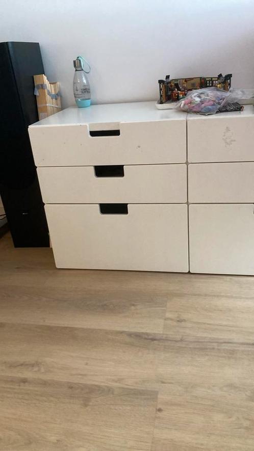 Stuva/ Smastad/Platsa IKEA ladekast wit (3 stuks), Huis en Inrichting, Kasten | Ladekasten, Zo goed als nieuw, Minder dan 100 cm
