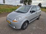 Chevrolet Matiz 0.8 AUTOMAAT 2005 Grijs, Auto's, Stof, Zwart, Origineel Nederlands, Bedrijf