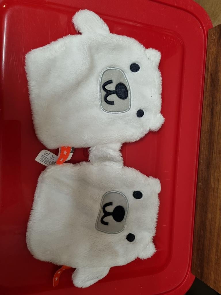 Hema knuffel doekjes beer wit nr 15, Ophalen of Verzenden, Zo goed als nieuw