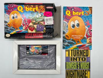 Q-bert 3 Super Nintendo SNES CIB NTSC beschikbaar voor biedingen