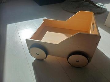 HEMA Klapkratkar Hout - Speelgoed Opbergkar beschikbaar voor biedingen