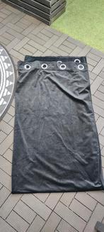 2x gordijn zwart velvet 140 x 250, Ophalen, Gebruikt, 100 tot 150 cm, 200 cm of meer