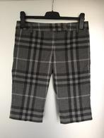 C1036 Burberry maat XS=34 wollen pantalon broek grijs wol, Kleding | Dames, Kort, Ophalen of Verzenden, Zo goed als nieuw, Burberry