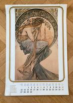 Alfons Mucha kalender bladen vintage art nouveau jugendstil, Diversen, Kalenders, Ophalen of Verzenden, Maandkalender
