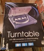Akai Platenspeler ATT05U met USB aansluiting, Ophalen, Nieuw, USB-aansluiting, Platenspeler