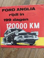 Ford Anglia folder - 1961 - Origineel, Ford, Ophalen of Verzenden, Zo goed als nieuw, Ford