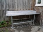 slagers tafel,   Aluminium werk tafel, Ophalen, Gebruikt