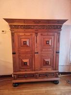 Antieke kussenkast / dekenkast, Antiek en Kunst, Antiek | Meubels | Kasten, Ophalen