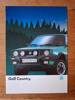 Volkswagen Golf Country brochure - 1990, Ophalen of Verzenden, Zo goed als nieuw, Volkswagen