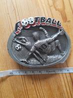 Vintage buckle ,gesp voetbal ,Engeland 1992, Losse buckle of gesp, Overige kleuren, Minder dan 95 cm, Ophalen of Verzenden