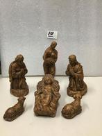 Kerstgroep met 6 Figuren - Handgemaakt en Gedetailleerd, Diversen, Kerst, Ophalen of Verzenden, Gebruikt