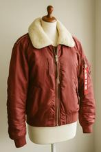 Alpha industries bomber twv €249,- maat M - nieuwstaat, Alpha industries, Zo goed als nieuw, Rood, Verzenden