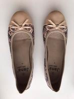 Jana ballerina’s 39 beige lak neus en schildpad, Ophalen of Verzenden, Zo goed als nieuw, Beige