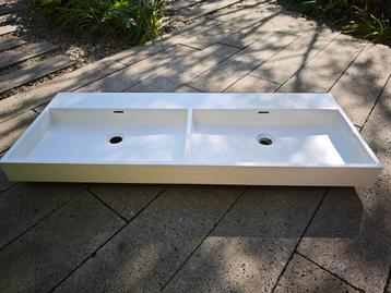 Clou WashMe Dubbele wastafel mineral marble 110cm beschikbaar voor biedingen