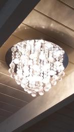 Stijlvolle plafondlamp., Ophalen, Zo goed als nieuw, Glas, Brocante