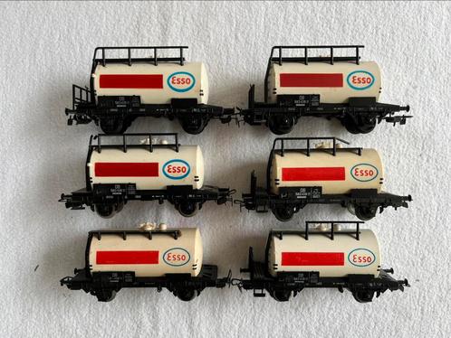 6x Piko DB ketelwagens Esso, Hobby en Vrije tijd, Modeltreinen | H0, Gebruikt, Wagon, Gelijkstroom of Wisselstroom, Piko, Ophalen of Verzenden