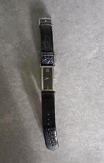 Calvin Klein dames horloge zwart lederen band., Ophalen of Verzenden, Leer, Overige merken