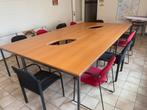 Vergaderset tafels en stoelen, Huis en Inrichting, Tafels | Statafels, Ophalen of Verzenden, Zo goed als nieuw