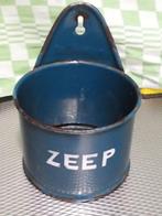 Antieke wand hanger voor zeep blauw, Ophalen of Verzenden