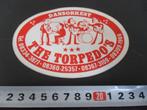 sticker Dansorkest THE TORPEDO'S Doesburg Zevenaar Duiven, Verzamelen, Ophalen, Zo goed als nieuw