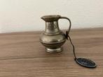 Miniatuur tinnen vaasje / tinnen kannetje Brescia Peltro, Antiek en Kunst, Ophalen of Verzenden