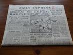Daily Express 12 jan 1945 Ardennen Offensief, Verzamelen, Militaria | Tweede Wereldoorlog, Nederland, Overige soorten, Boek of Tijdschrift