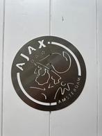Ajax logo RVS, Ophalen of Verzenden, Zo goed als nieuw, Ajax, Overige typen