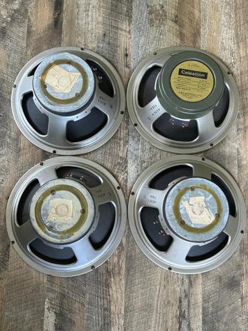 Pre-Rola Celestion Greenback G12H T1234 1970 MATCHED beschikbaar voor biedingen