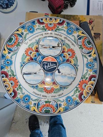 Fokker Herdenkingsbord Laatste Afleveringen 1996-1997 beschikbaar voor biedingen