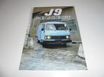 brochure Peugeot J9  1980, Ophalen of Verzenden, Nieuw, Overige merken
