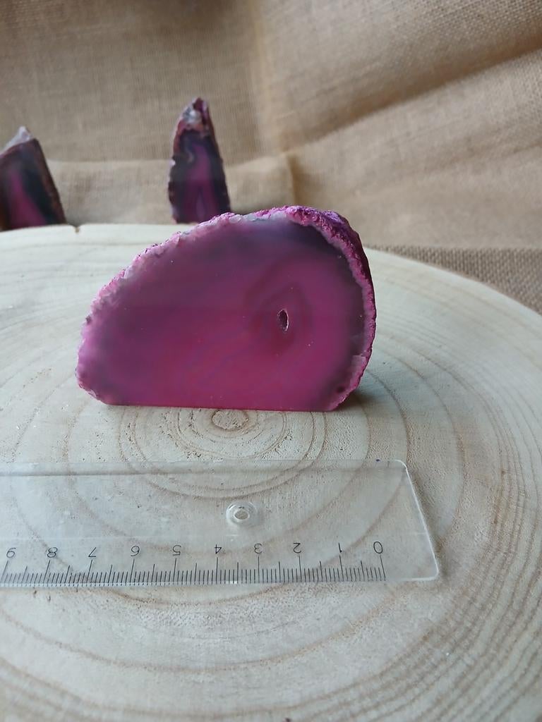 Gekleurde Agaat - Decoratief Mineraal, Verzamelen, Mineralen en Fossielen, Ophalen of Verzenden, Mineraal