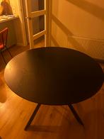 Zwarte Trendhopper Eettafel - Zo Goed Als Nieuw!, Huis en Inrichting, Tafels | Eettafels, Ophalen, 100 tot 150 cm, Rond, Zo goed als nieuw