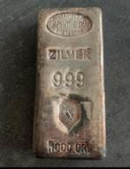 1 Kg Baar zuiver Zilver  Schone bv Amsterdam 1000 gram, Postzegels en Munten, Edelmetalen en Baren, Ophalen of Verzenden, Zilver