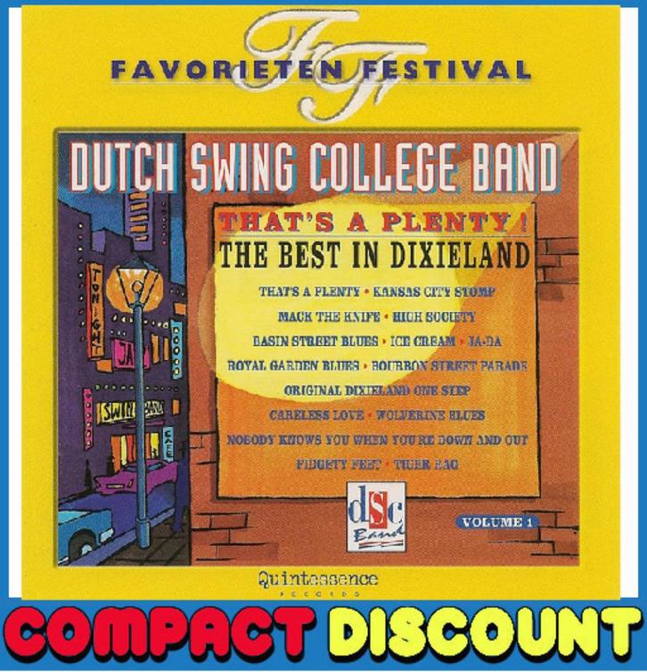 CD Dutch Swing College Band ‎– That's A Plenty ! 1996 NIEUW, Cd's en Dvd's, Cd's | Jazz en Blues, Zo goed als nieuw, Jazz, 1980 tot heden