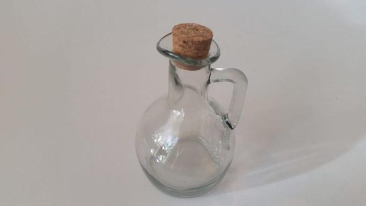 Karaf met kurk 12 cm p/st., Huis en Inrichting, Woonaccessoires | Overige, Nieuw, Ophalen of Verzenden