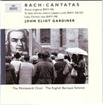 J.S. Bach: Actus tragicus BWV 106 e.a. cantates Gardiner, Cd's en Dvd's, Cd's | Klassiek, Met libretto, Ophalen of Verzenden, Zo goed als nieuw