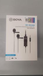 Boya BY-M1DM Dual omni-directional lavalier mic, Nieuw, Overige typen, Ophalen of Verzenden