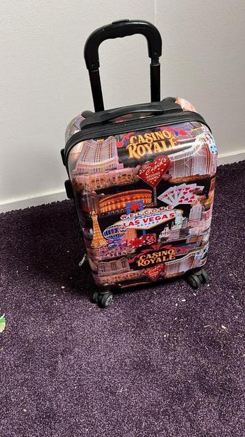 handbagagekoffer zgan met codeslot en vrolijke print beschikbaar voor biedingen