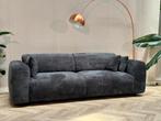 WOOOD Organische Cloud Bank Velours (SHOWMODEL), Bank Bankstel Sofa Zithoek Chaise Lounge Ottomane Zit Zetel, Stof, Driepersoons