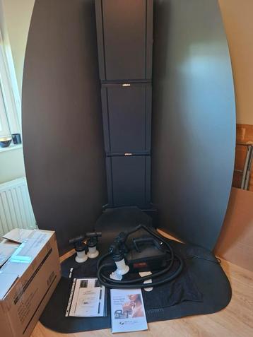 Professionele spraytane cabine en spraytane compressor  beschikbaar voor biedingen