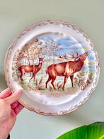 Vintage bord wandbord hert hertjes art wall, Antiek en Kunst, Ophalen of Verzenden