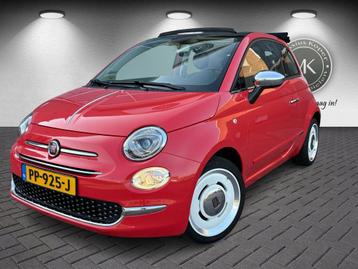 Fiat 500C 0.9 TwinAir Turbo Retro/Lounge Airco, Cruise, 16"L beschikbaar voor biedingen