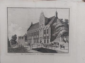 1 / gravure C. Pronk uit 1754  De Canselary te Leeuwarden beschikbaar voor biedingen
